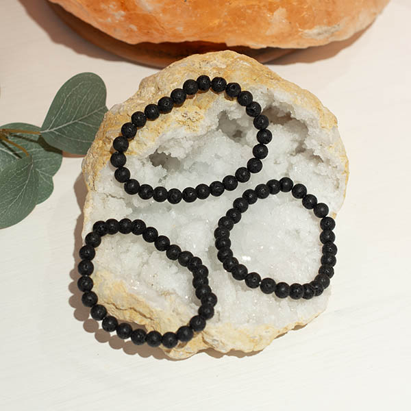 Lava - 6 mm armband
